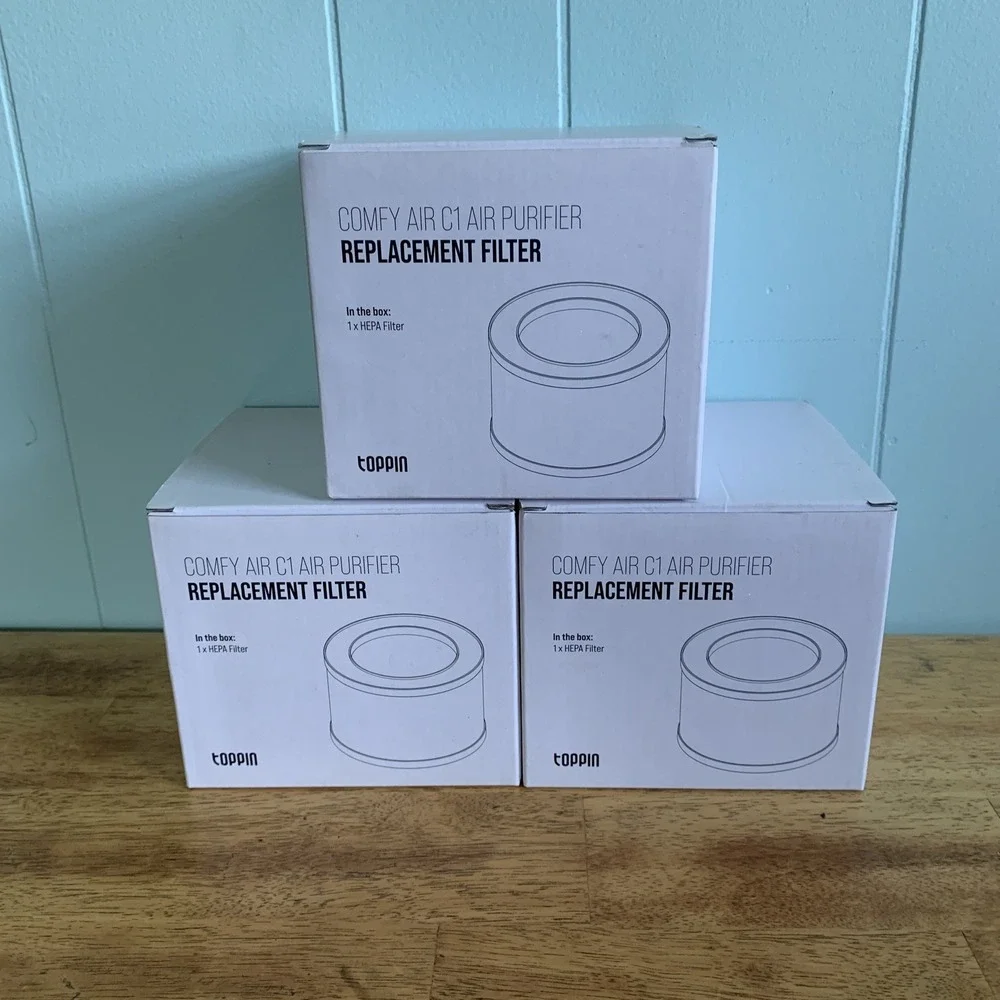3 Toppin Comfy Air C1 Air Purifier Replacement Model TPFF002 (1xH11 HEPA Filter)